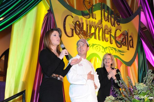MSNBC correspondent Norah O'Donnell emceed the gala with the help of honorary chef chair (and husband) Chef Geoff Tracy.